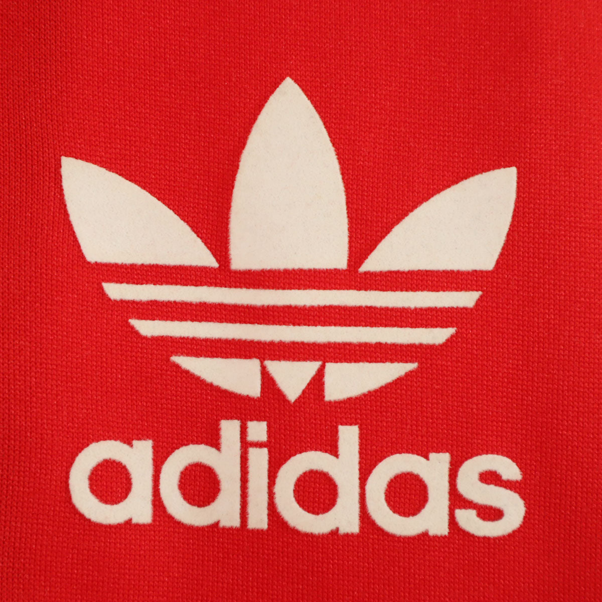 adidas アディダス トレフォイルロゴ フーデッド トラックジャケット M レッド レディース