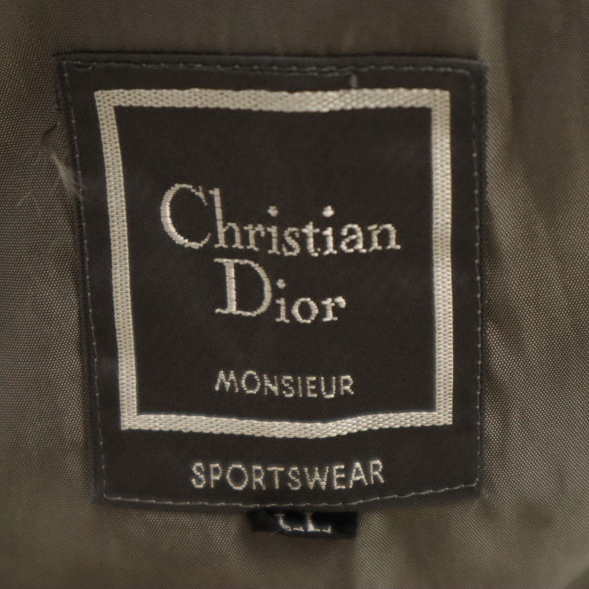 Christian Dior クリスチャンディオール 90s オールド テーラードジャケット LL グレー メンズ