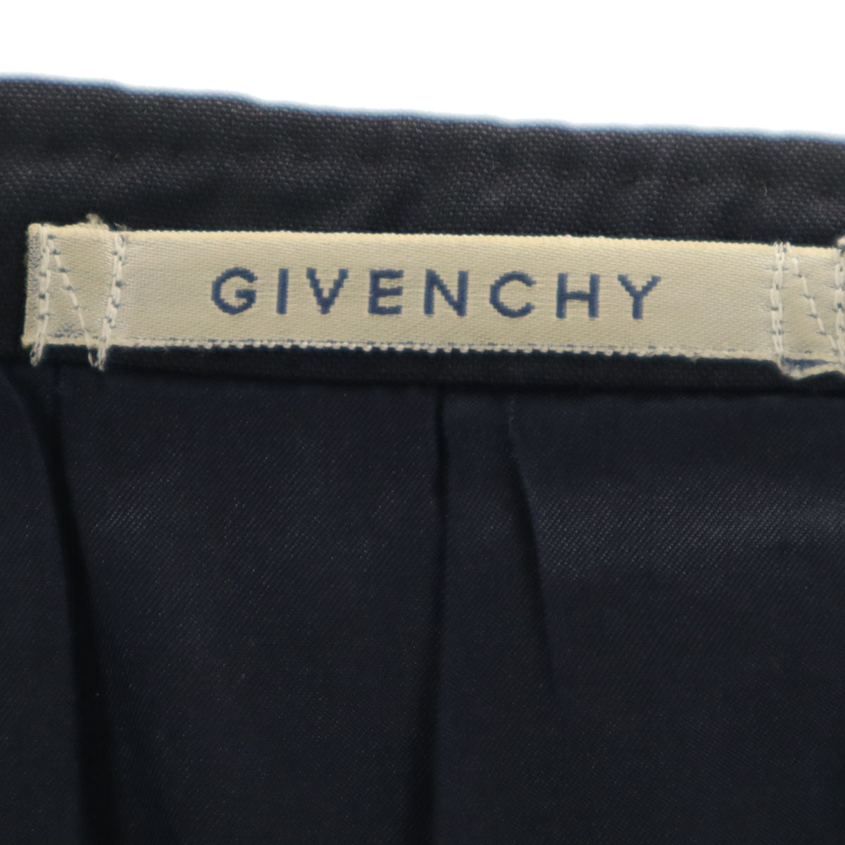 Givenchy ジバンシー 90s ウールブレンド オールド テーラードジャケット 96-86-170 ネイビー メンズ