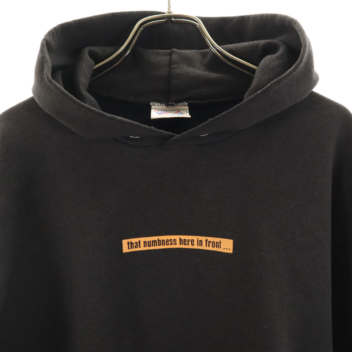 United Sports ユナイテッドスポーツ 90s USA製 オールド 長袖 スウェットパーカー M ブラック メンズ
