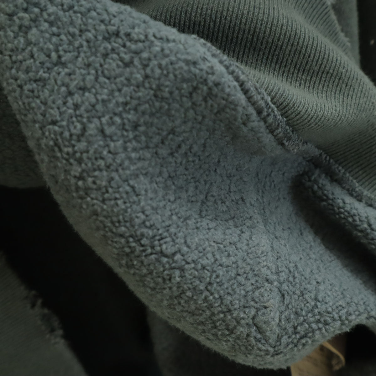 DAIRIKU ダイリク 20AW 日本製 長袖 ダメージ加工 トレーナー L グリーン 裏起毛 メンズ