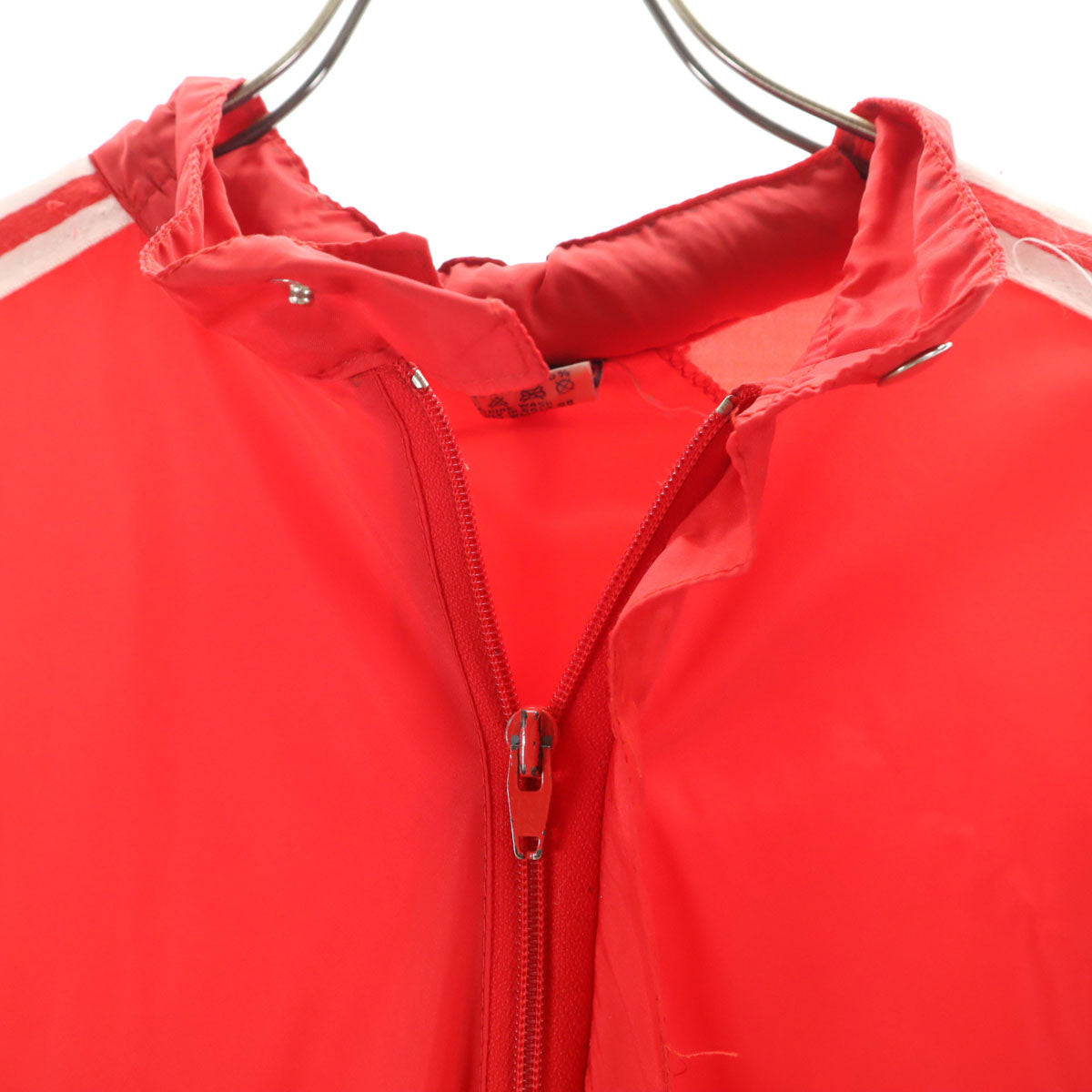 adidas アディダス 70s ヴィンテージ トレフォイルロゴ ウインドブレーカー 180 レッド メンズ