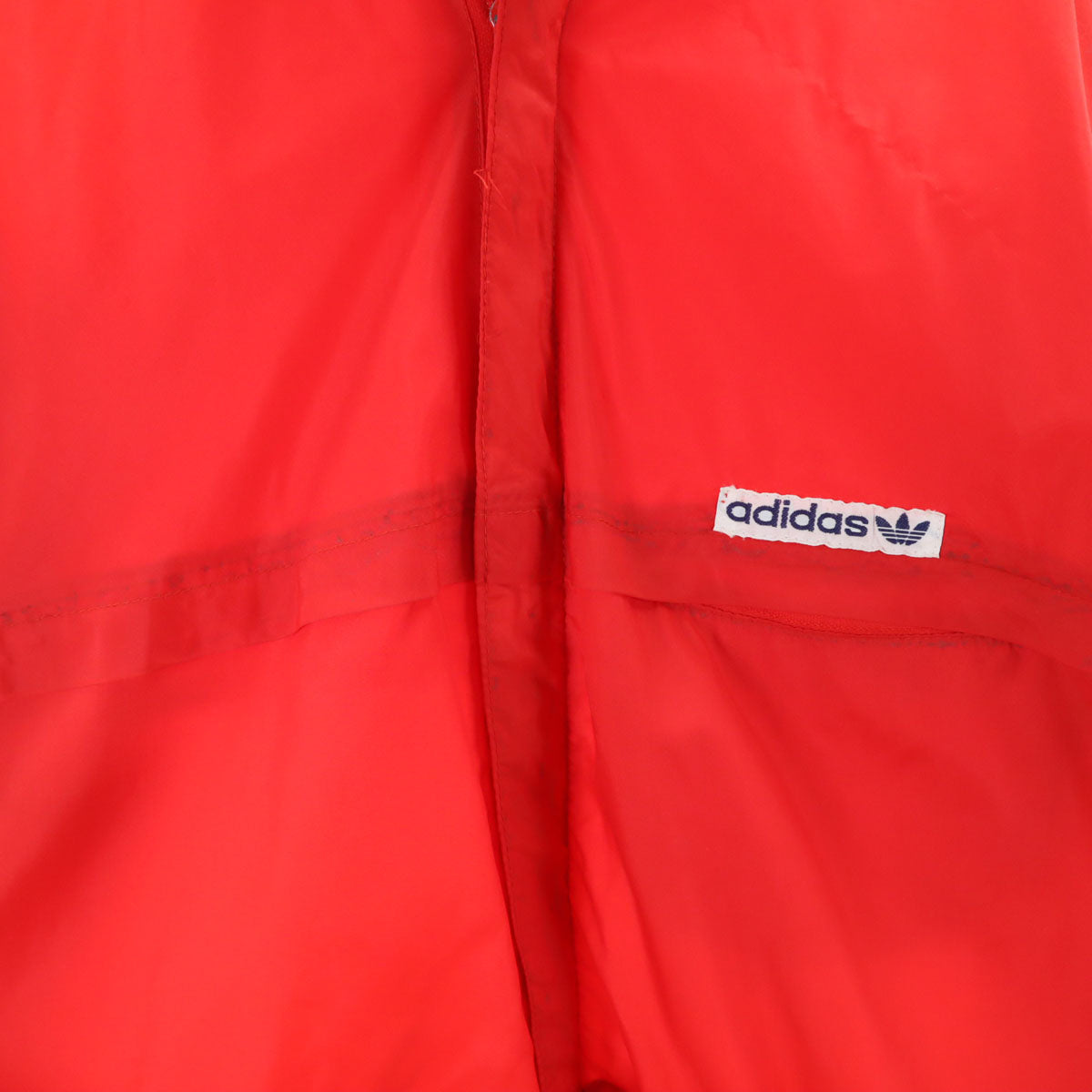adidas アディダス 70s ヴィンテージ トレフォイルロゴ ウインドブレーカー 180 レッド メンズ