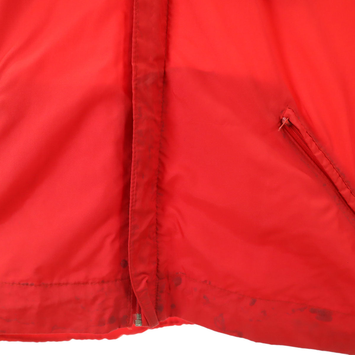 adidas アディダス 70s ヴィンテージ トレフォイルロゴ ウインドブレーカー 180 レッド メンズ