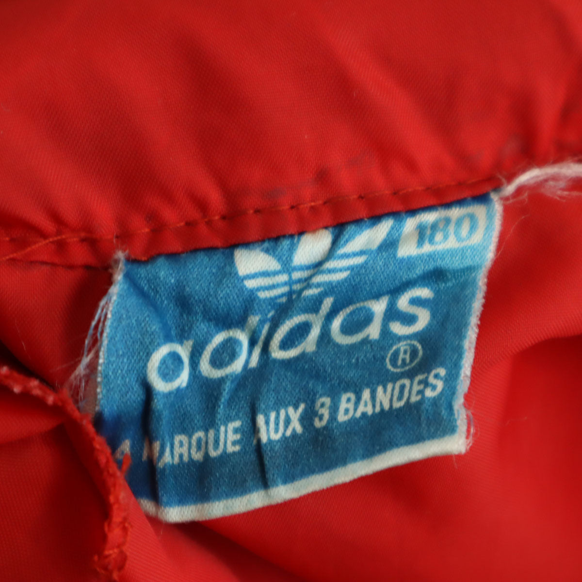 adidas アディダス 70s ヴィンテージ トレフォイルロゴ ウインドブレーカー 180 レッド メンズ