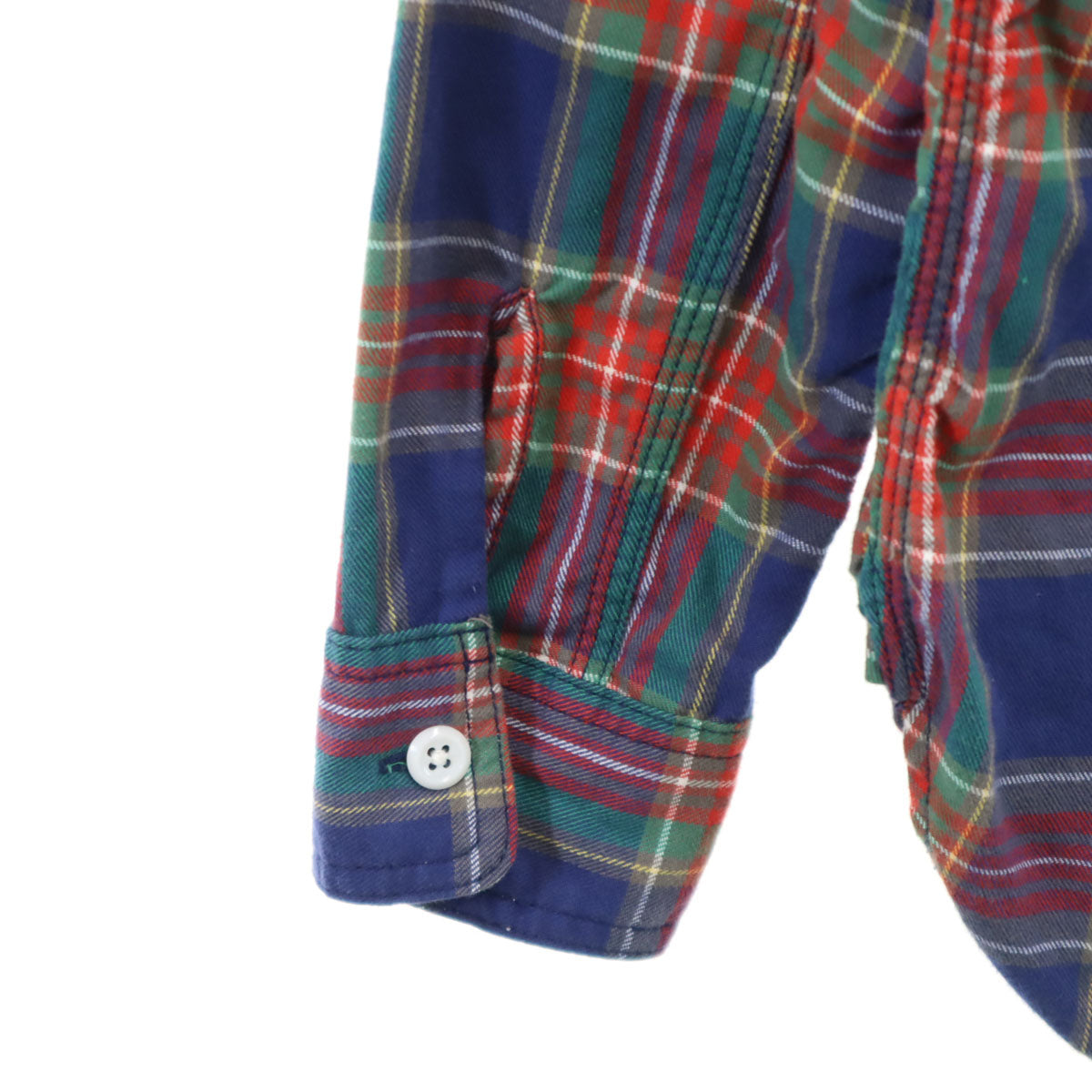 BEAMS PLUS ビームスプラス 日本製 チェック柄 長袖 コットンシャツ L マルチ メンズ