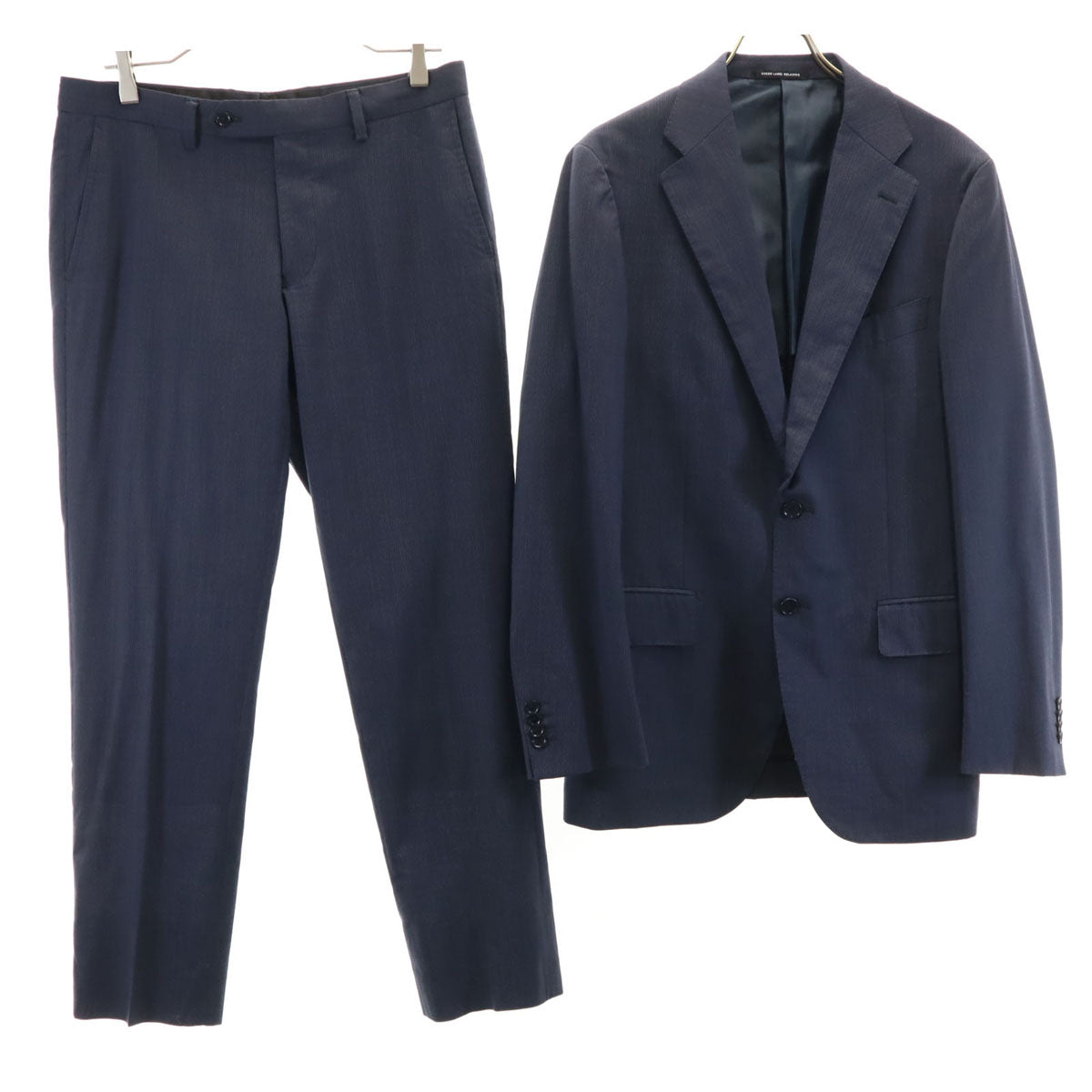 green label relaxing グリーンレーベルリラクシング スーツ 上下 セットアップ 48/80 ネイビー メンズ