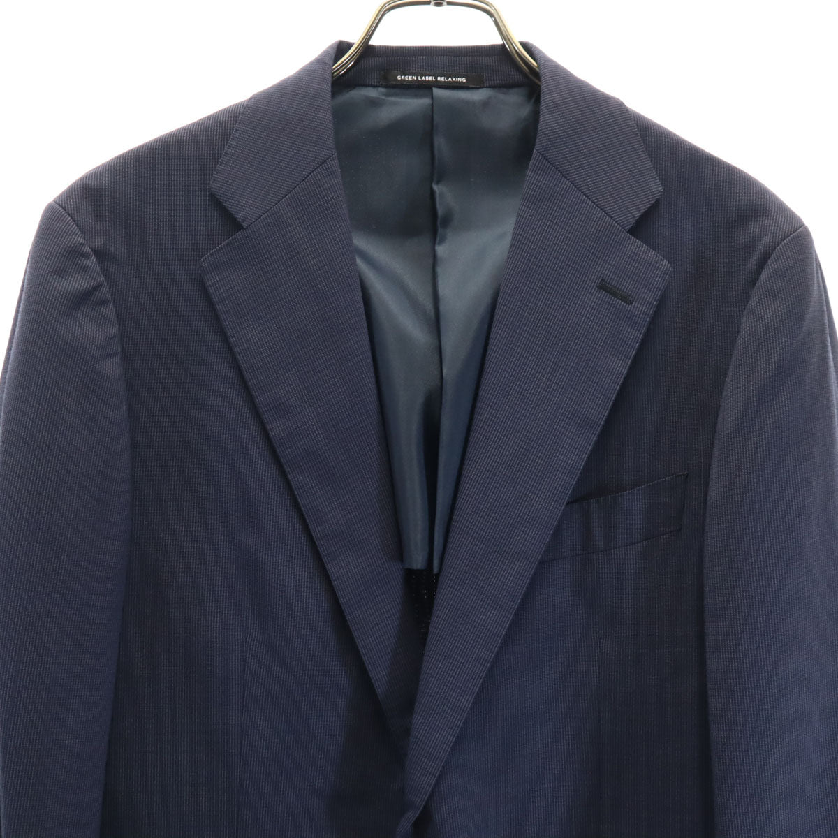 green label relaxing グリーンレーベルリラクシング スーツ 上下 セットアップ 48/80 ネイビー メンズ