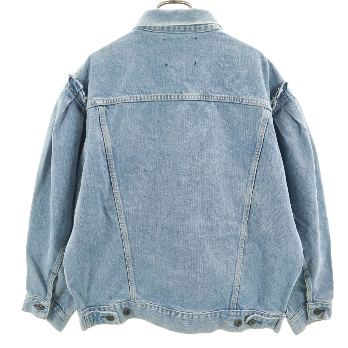 美品 LEVI'S MADE&CRAFTED リーバイスメイドアンドクラフテッド デニムジャケット S ブルー ジージャン トラッカー レディース