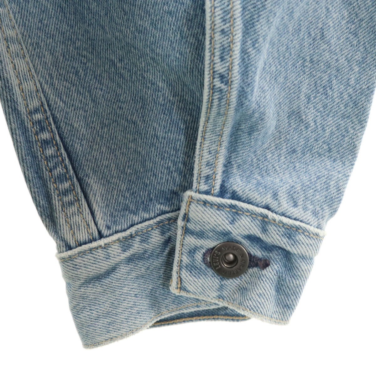 美品 LEVI'S MADE&CRAFTED リーバイスメイドアンドクラフテッド デニムジャケット S ブルー ジージャン トラッカー レディース