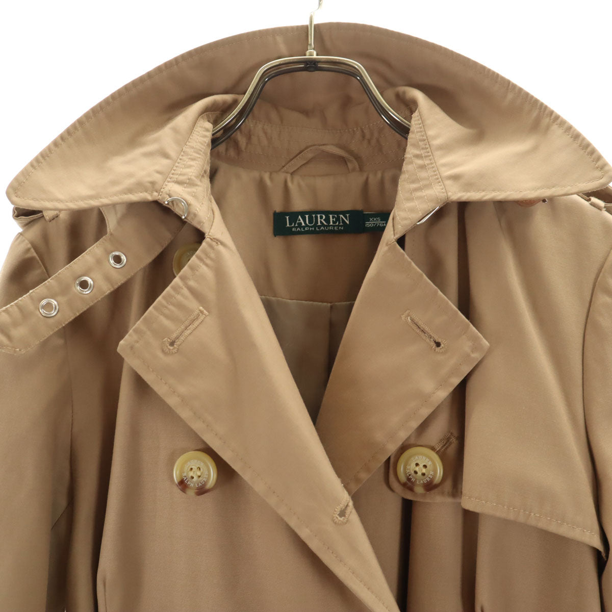 LAUREN RALPH LAUREN ローレンラルフローレン トレンチコート XXS ベージュ レディース