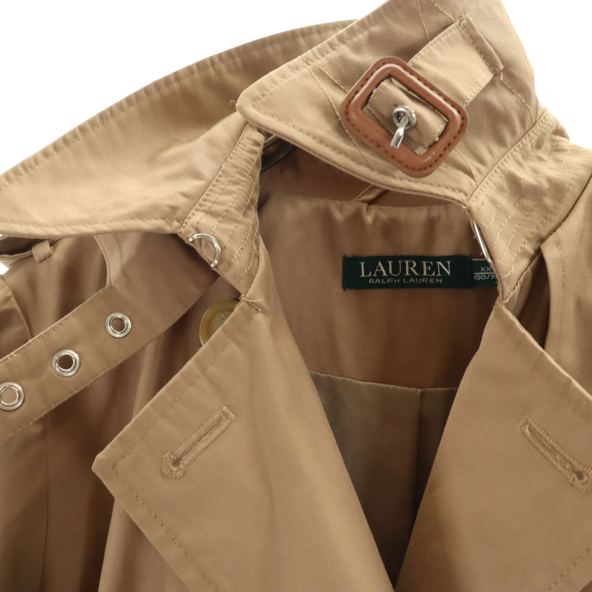 LAUREN RALPH LAUREN ローレンラルフローレン トレンチコート XXS ベージュ レディース