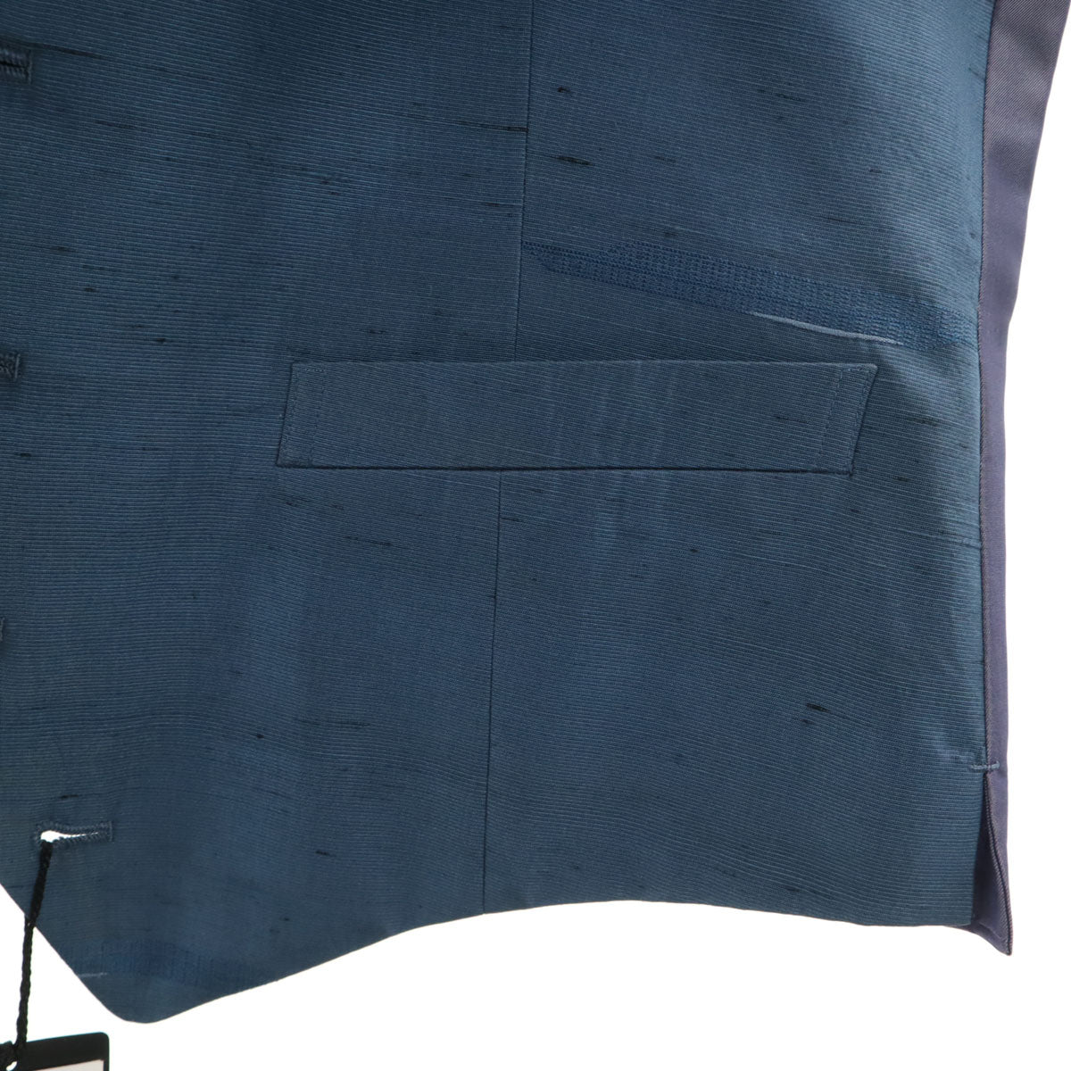 KOZO ZOOT APPAREL 未使用 日本製 シルクブレンド ベスト M ネイビー系 タグ付き メンズ