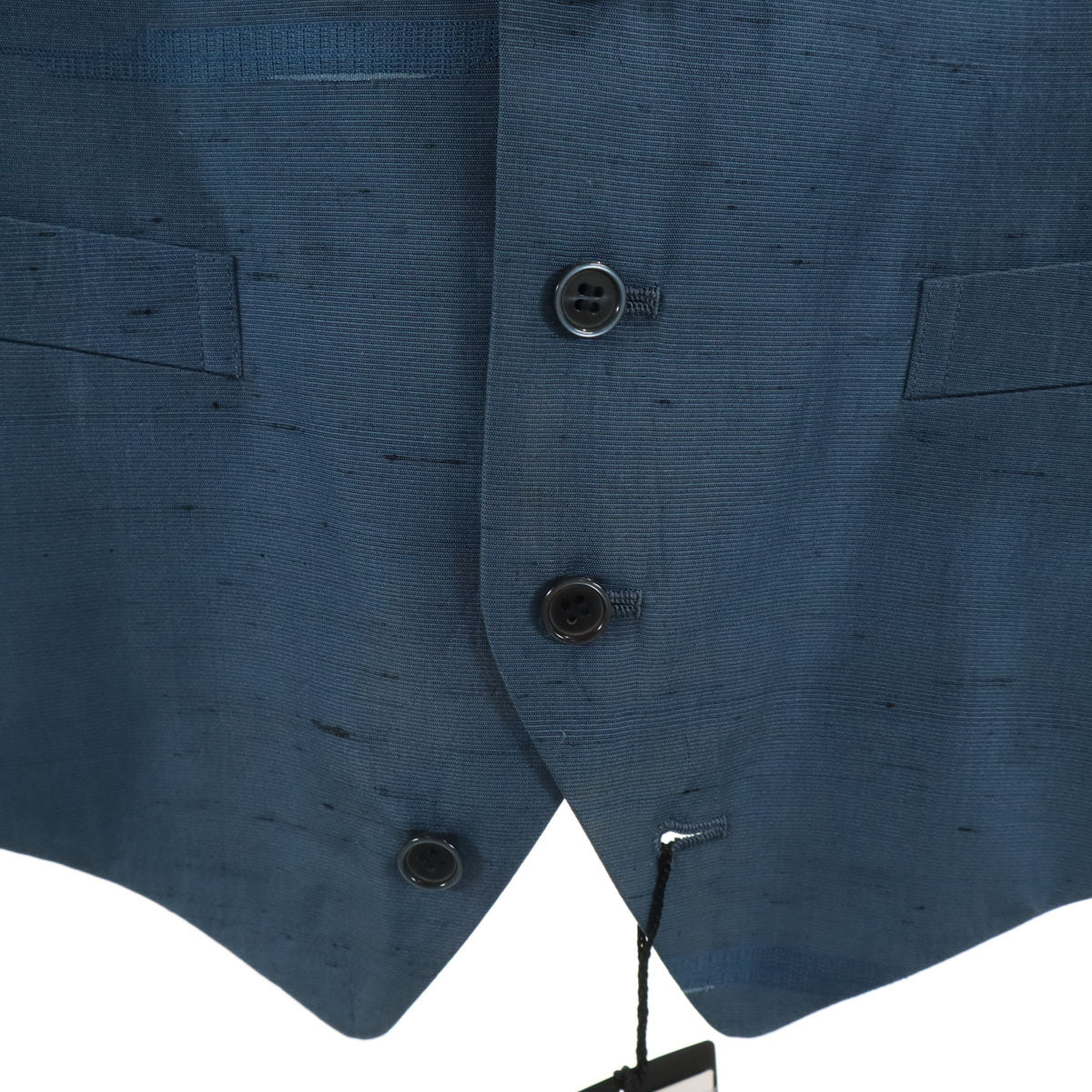 KOZO ZOOT APPAREL 未使用 日本製 シルクブレンド ベスト M ネイビー系 タグ付き メンズ