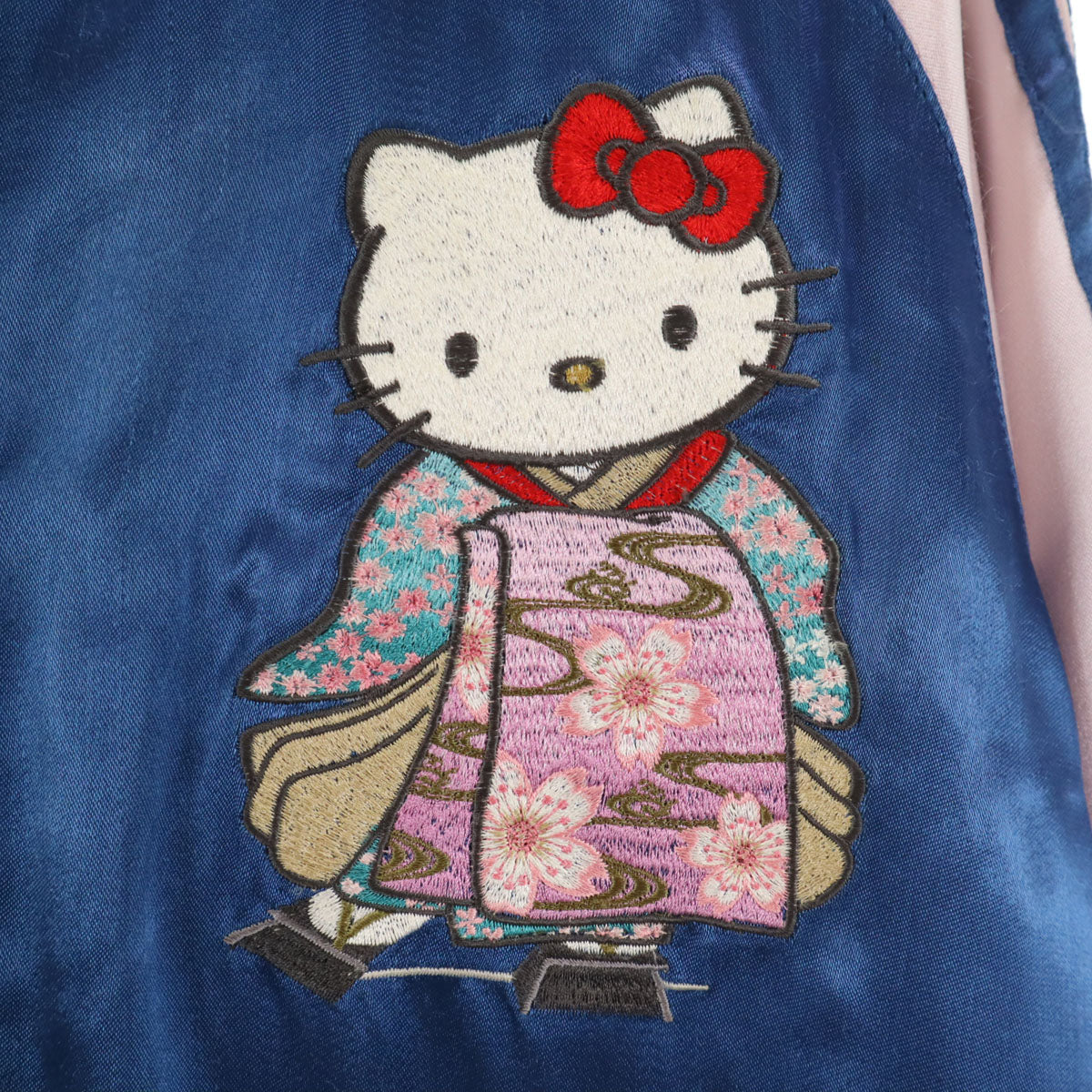 TENSTLIKE テンストライク SANRIO サンリオ コラボ 日本限定 ハローキティ リバーシブル スカジャン XL ブルー メンズ