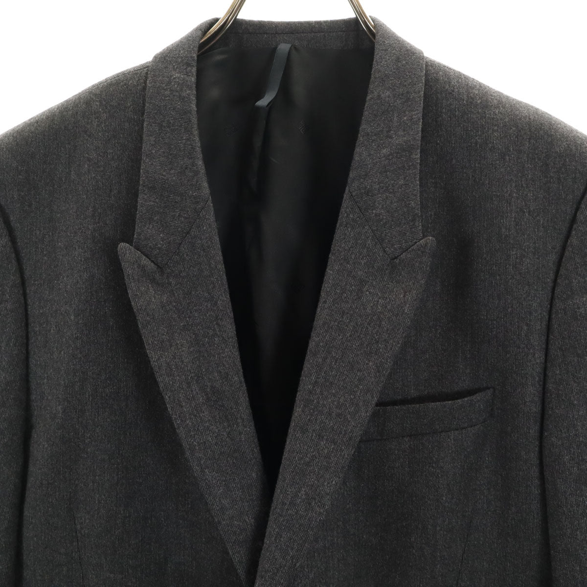GIVENCHY ジバンシィ テーラードジャケット 50 チャコールグレー メンズ