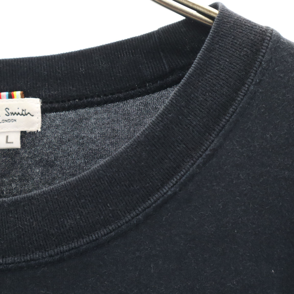 Paul Smith LONDON ポールスミスロンドン 日本製 長袖 Tシャツ L ブラック ロンT メンズ