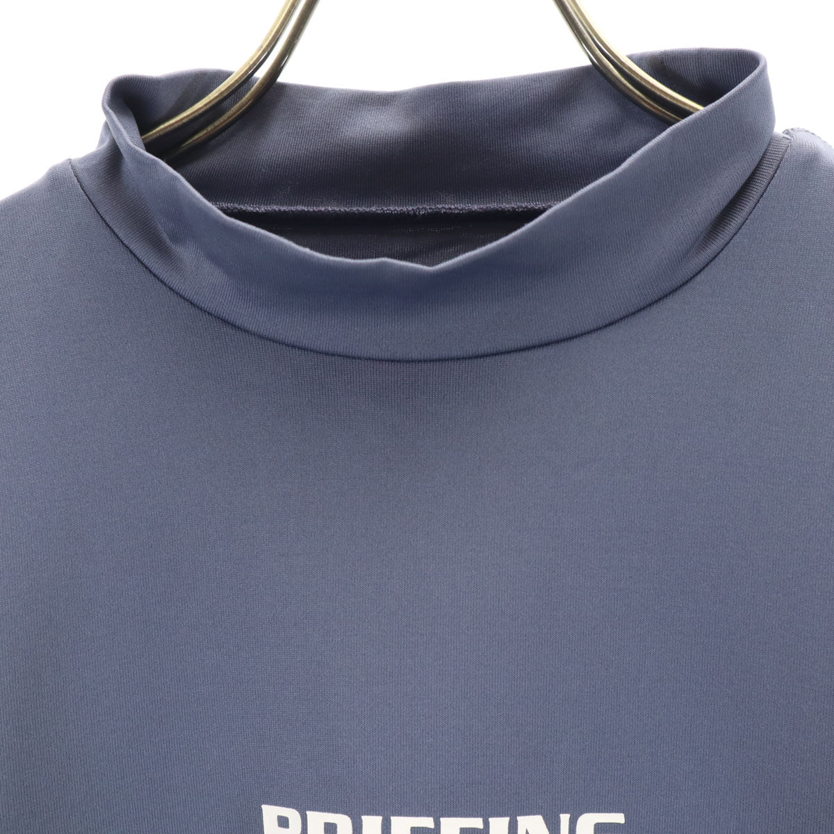 BRIEFING ブリーフィング 日本製 長袖 ハイネック ウェア M チャコール メンズ