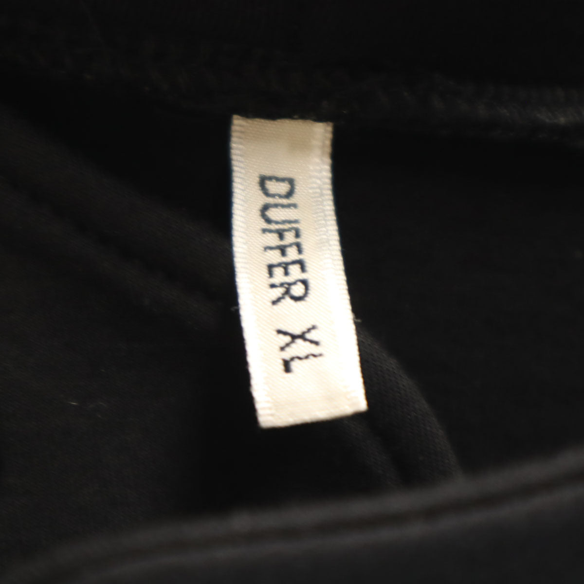 DUFFER ダファー 長袖 ダンボールニット パーカー XL ブラック メンズ