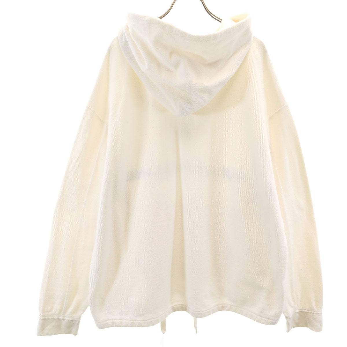 NUMBER(N)INE ナンバーナイン 日本製 長袖 ハーフジップ パーカー 3 オフホワイト メンズ