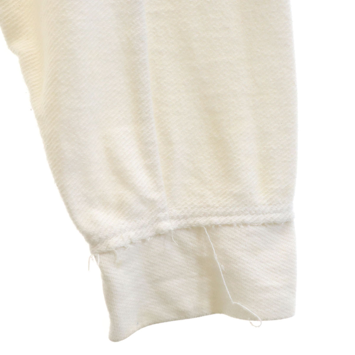 NUMBER(N)INE ナンバーナイン 日本製 長袖 ハーフジップ パーカー 3 オフホワイト メンズ