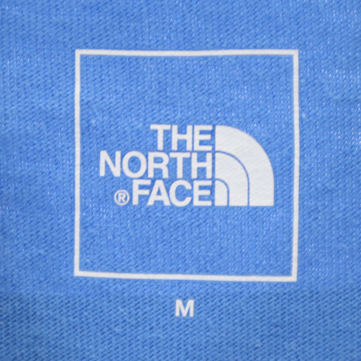 THE NORTH FACE ノースフェイス バックプリント 長袖 Tシャツ M ブルー NTW32344 アウトドア ロンT レディース