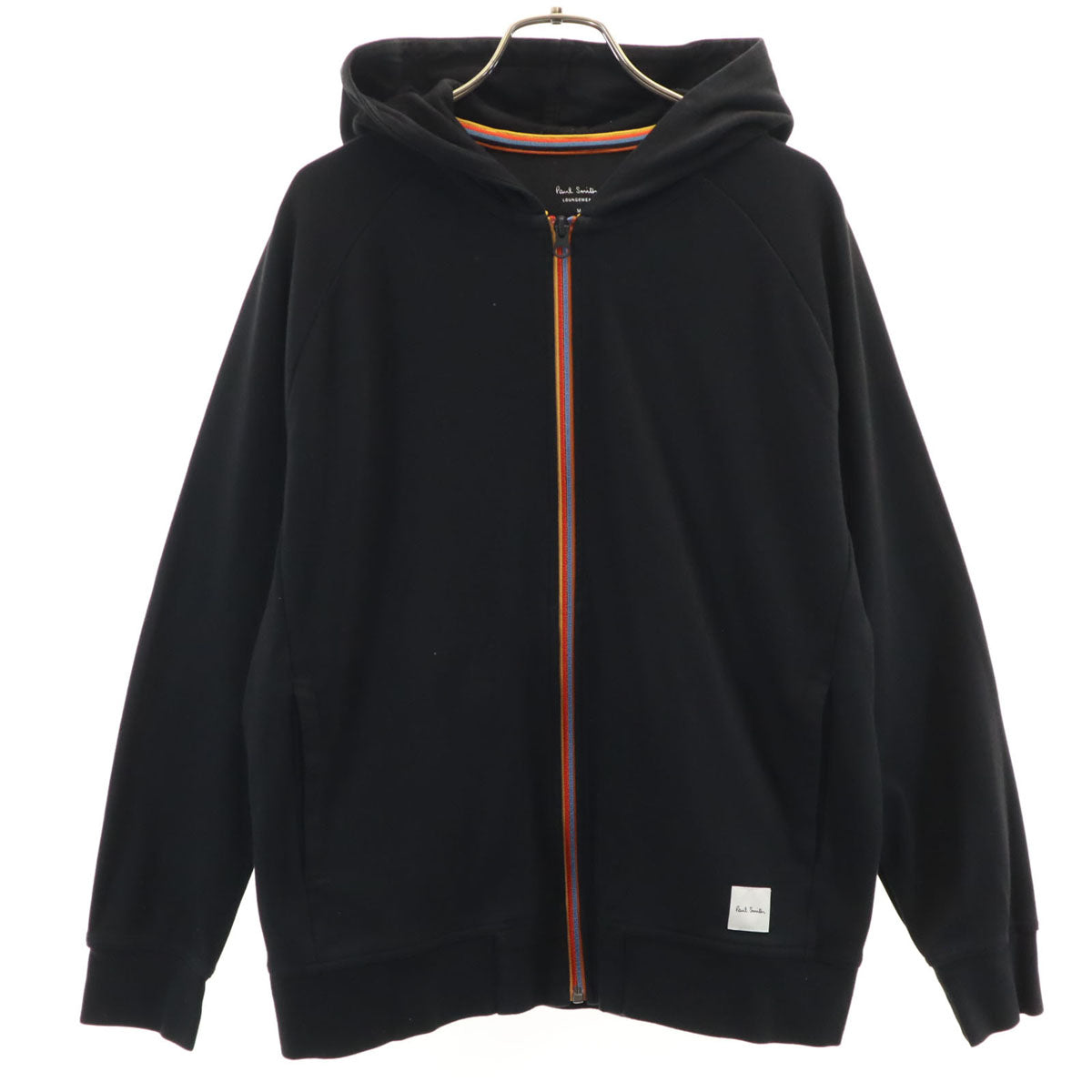 Paul Smith LOUNGEWEAR ポールスミス ラウンジウェア 長袖 ジップパーカー M ブラック レディース