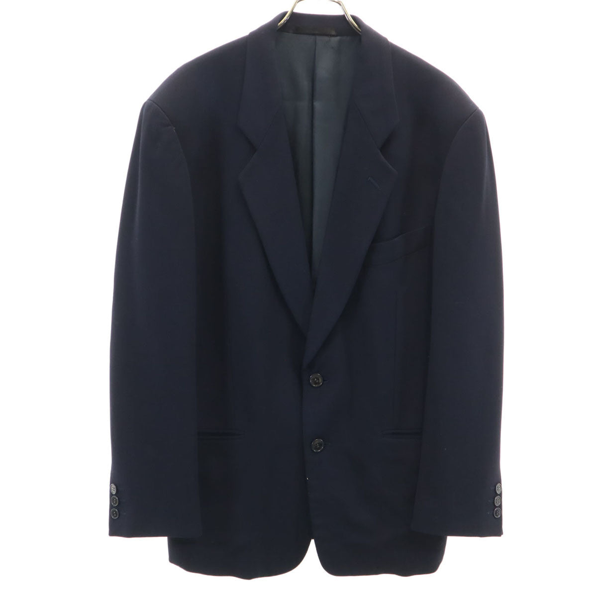 Emporio Armani エンポリオアルマーニ テーラードジャケット 46 ネイビー メンズ