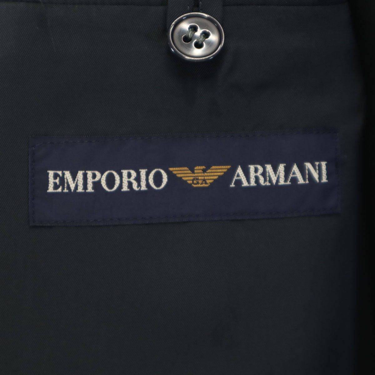 Emporio Armani エンポリオアルマーニ テーラードジャケット 46 ネイビー メンズ