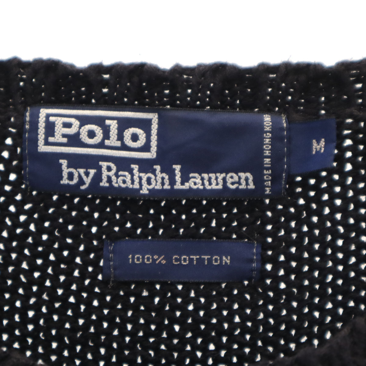 Polo by Ralph Lauren ポロバイラルフローレン 長袖 ニット M ブラック セーター メンズ