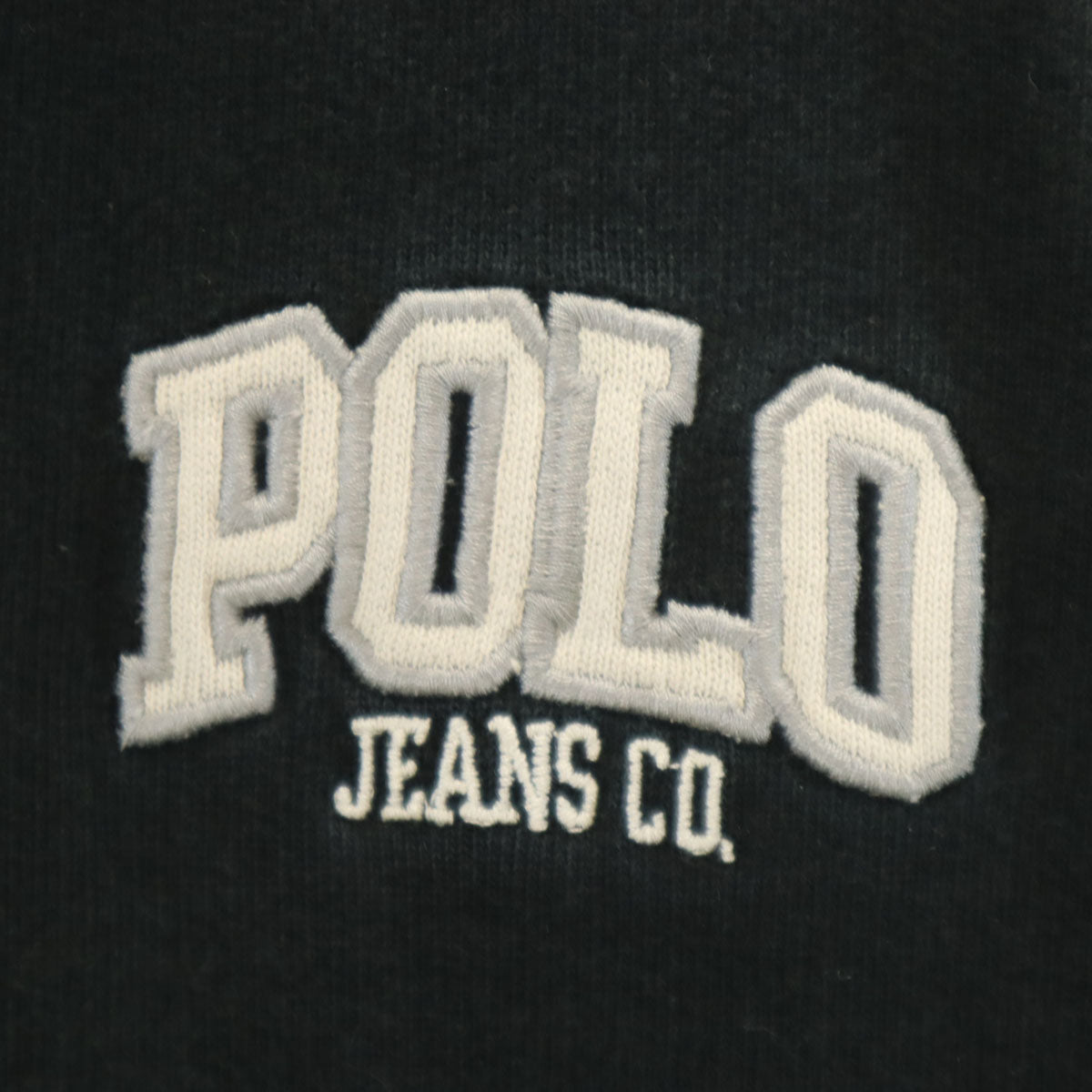 POLO JEANS Ralph Lauren ポロジーンズラルフローレン 長袖 ハーフジップ スウェット L ブラック メンズ