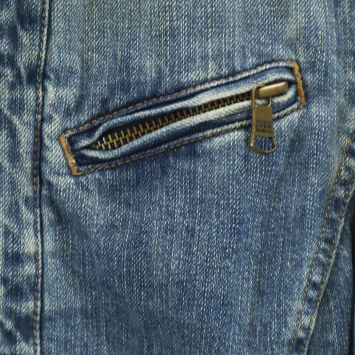 LAURENJEANSCO.RALPH LAUREN ローレンジーンズカンパニーラルフローレン デニムジャケット XS ウォッシュブルー ジージャン レディース
