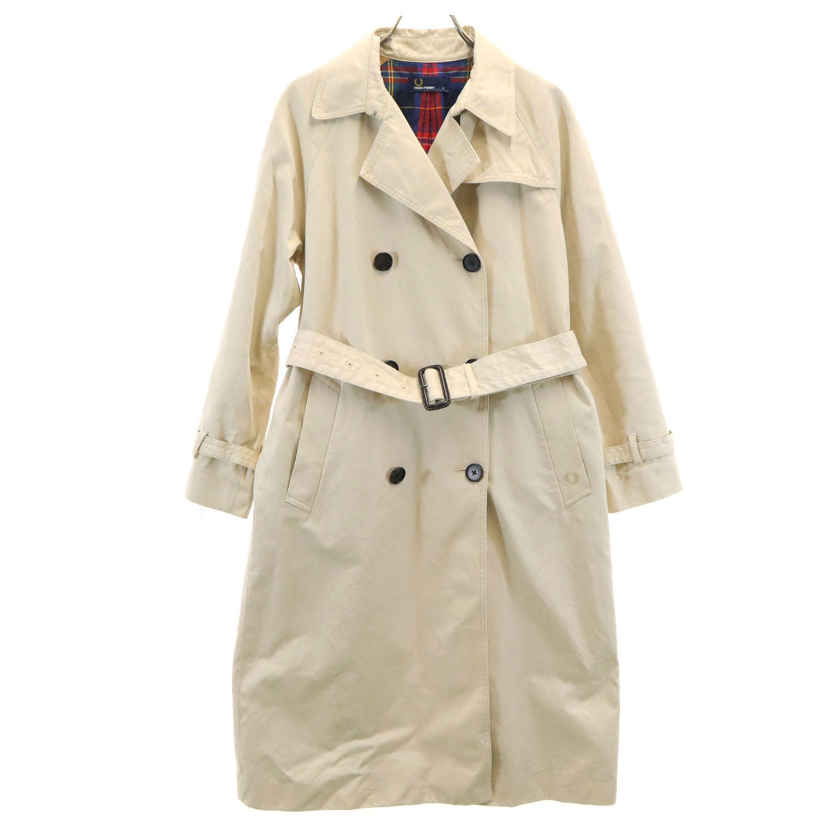 FRED PERRY フレッドペリー トレンチコート 8 ベージュ レディース
