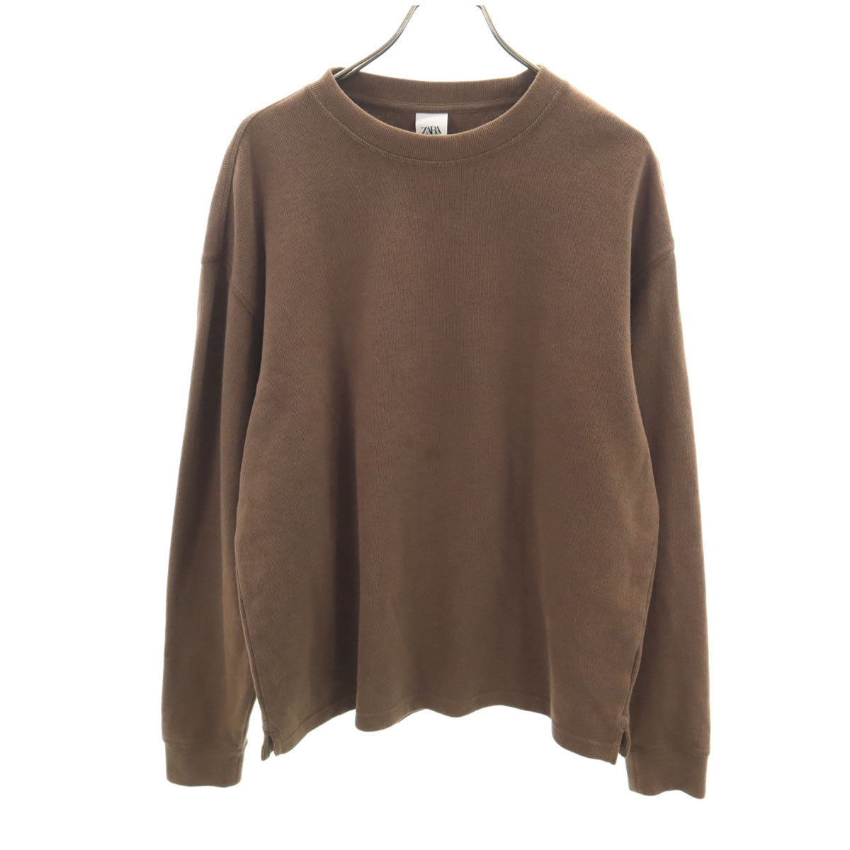 ZARA ザラ 長袖 ニット M ブラウン系 メンズ