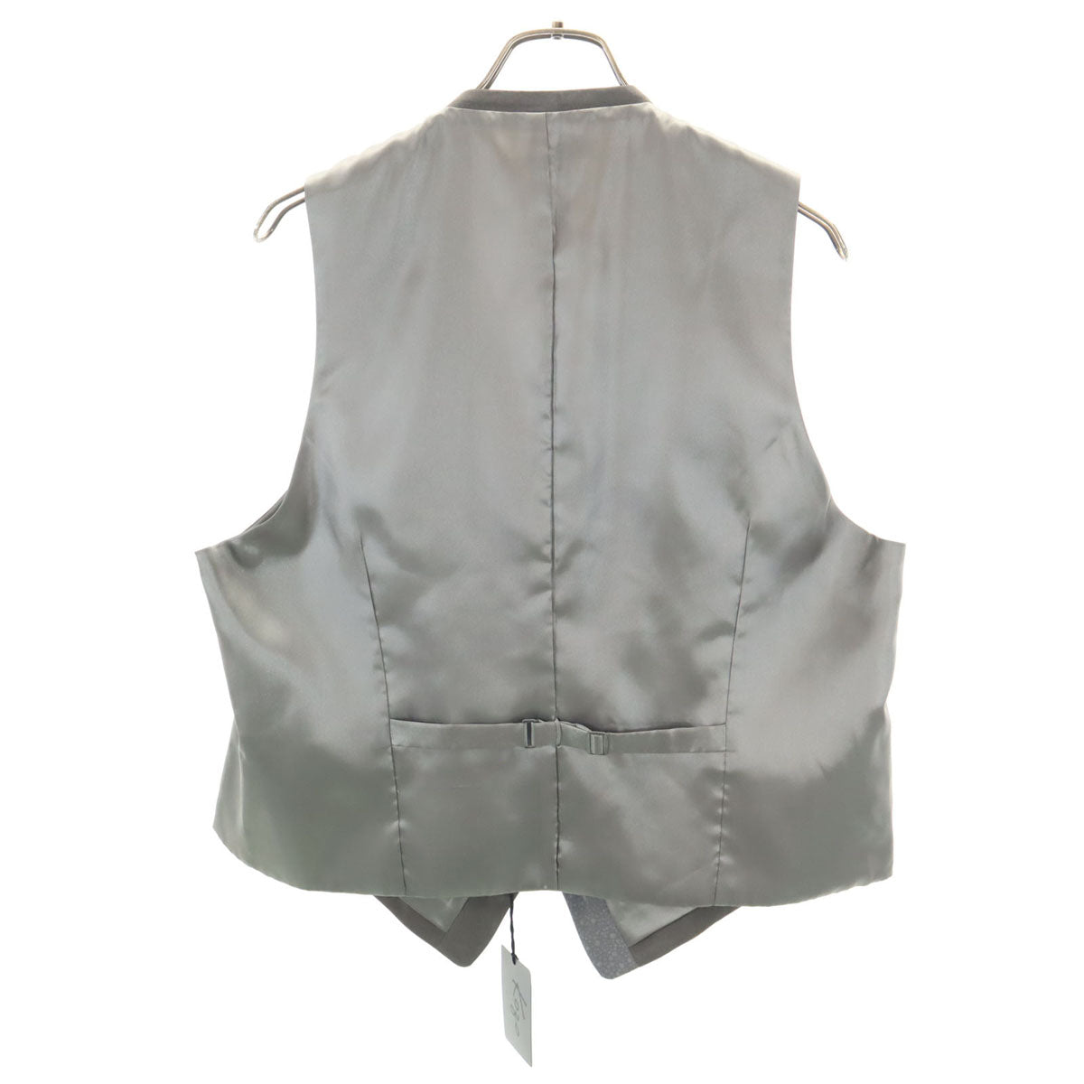 KOZO 未使用 日本製 シルク 大島紬 ジレベスト LL グレー メンズ