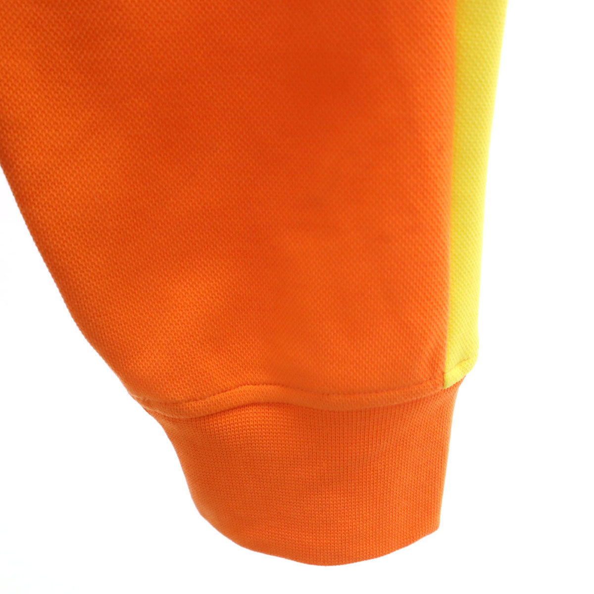 POLO RALPH LAUREN ポロラルフローレン ハーフジップ ジャケット LG オレンジ系 プルオーバー 鹿の子地 メンズ