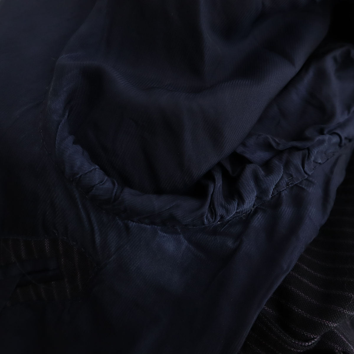 BEAMS F ビームス エフ ストライプ柄 スーツ 上下 セットアップ 97 ネイビー メンズ