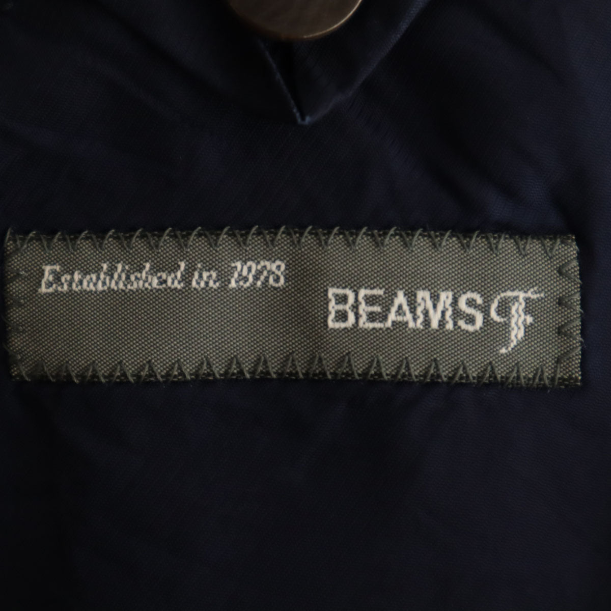 BEAMS F ビームス エフ ストライプ柄 スーツ 上下 セットアップ 97 ネイビー メンズ