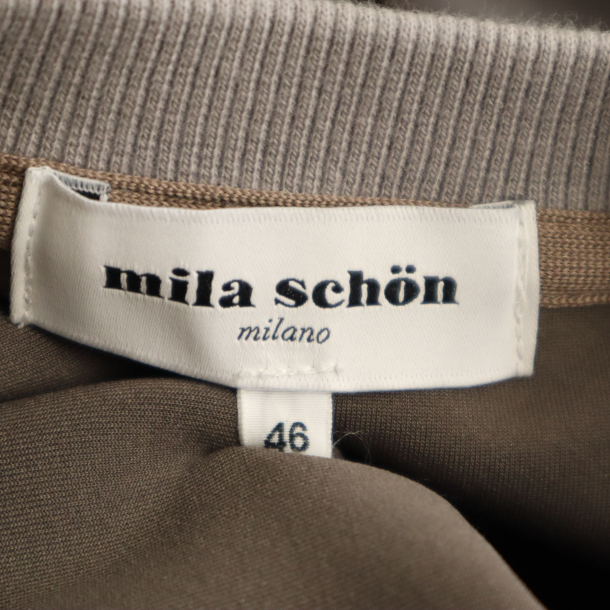 mila schon ミラショーン 日本製 トレーナー 上下 セットアップ 46 グレー メンズ