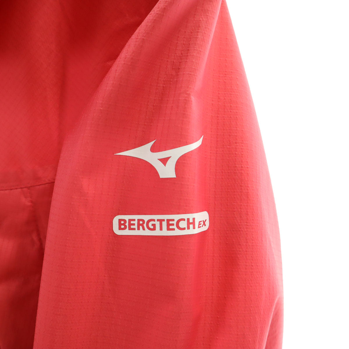 Mizuno ミズノ レインジャケット 上下 セットアップ S ピンク 収納袋 レディース