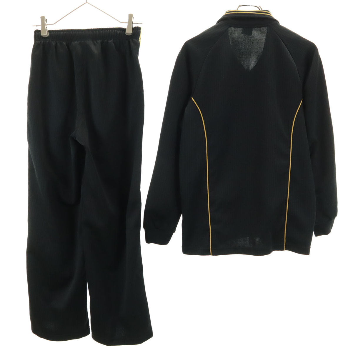 NIKE ナイキ 総柄 トラックジャケット 上下 セットアップ S ブラック ジャージ メンズ