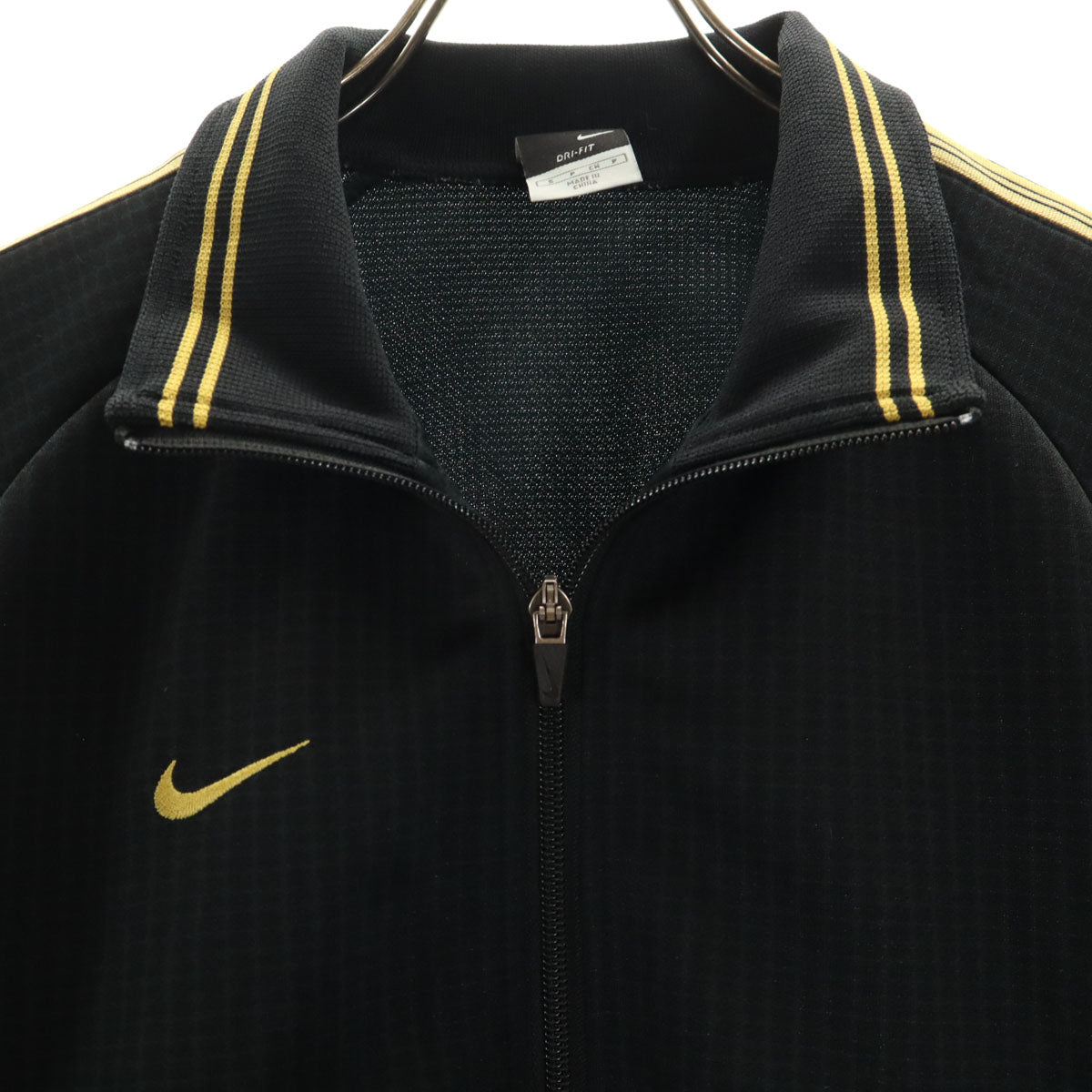 NIKE ナイキ 総柄 トラックジャケット 上下 セットアップ S ブラック ジャージ メンズ
