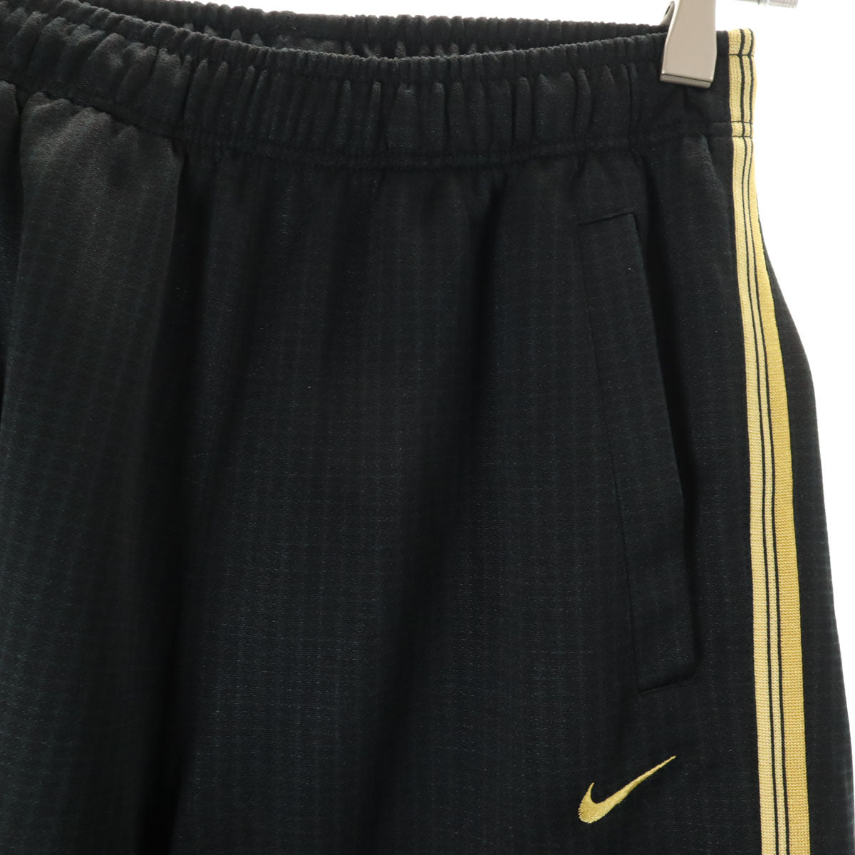 NIKE ナイキ 総柄 トラックジャケット 上下 セットアップ S ブラック ジャージ メンズ