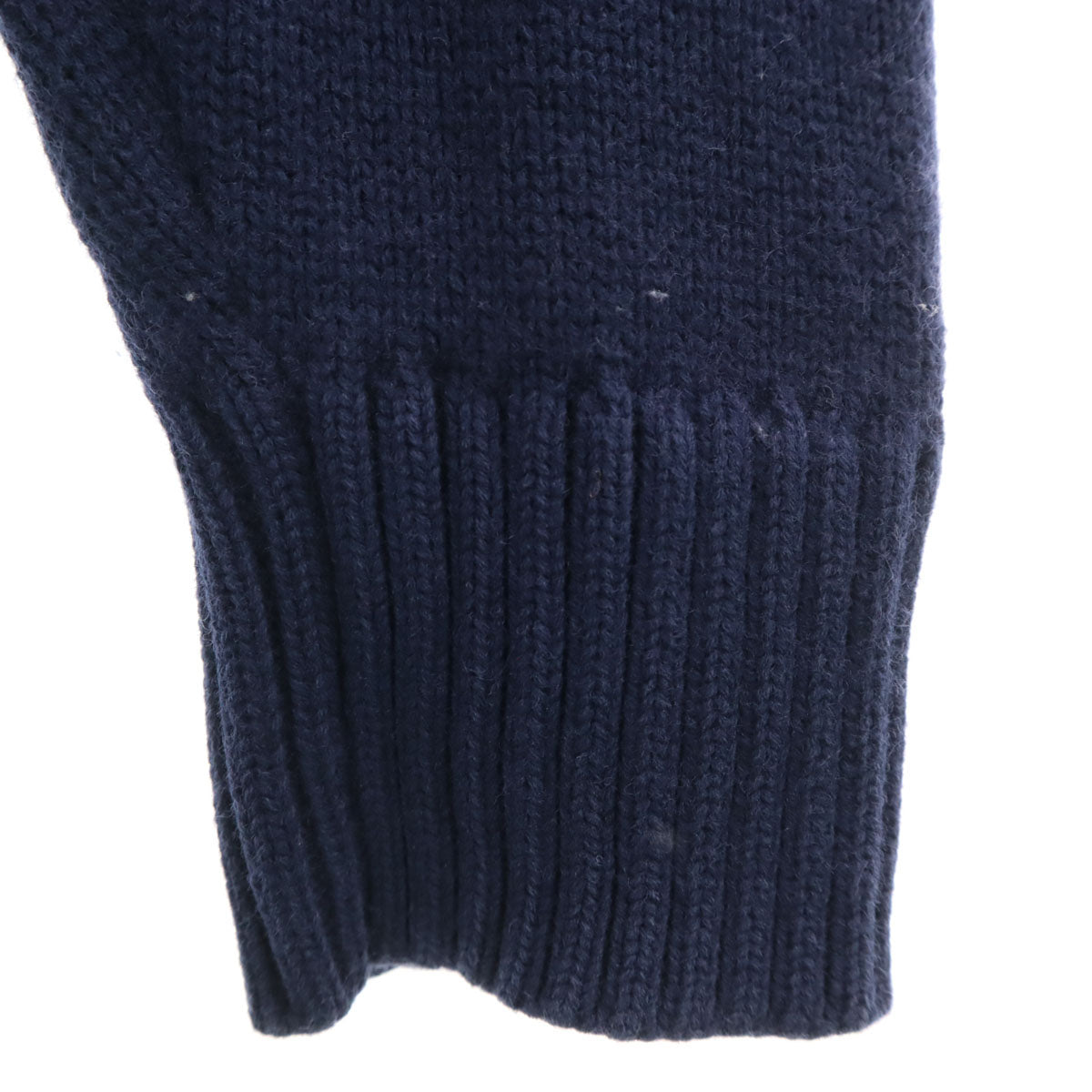 LACOSTE ラコステ 長袖 クルーネック ニット 40 ネイビー レディース