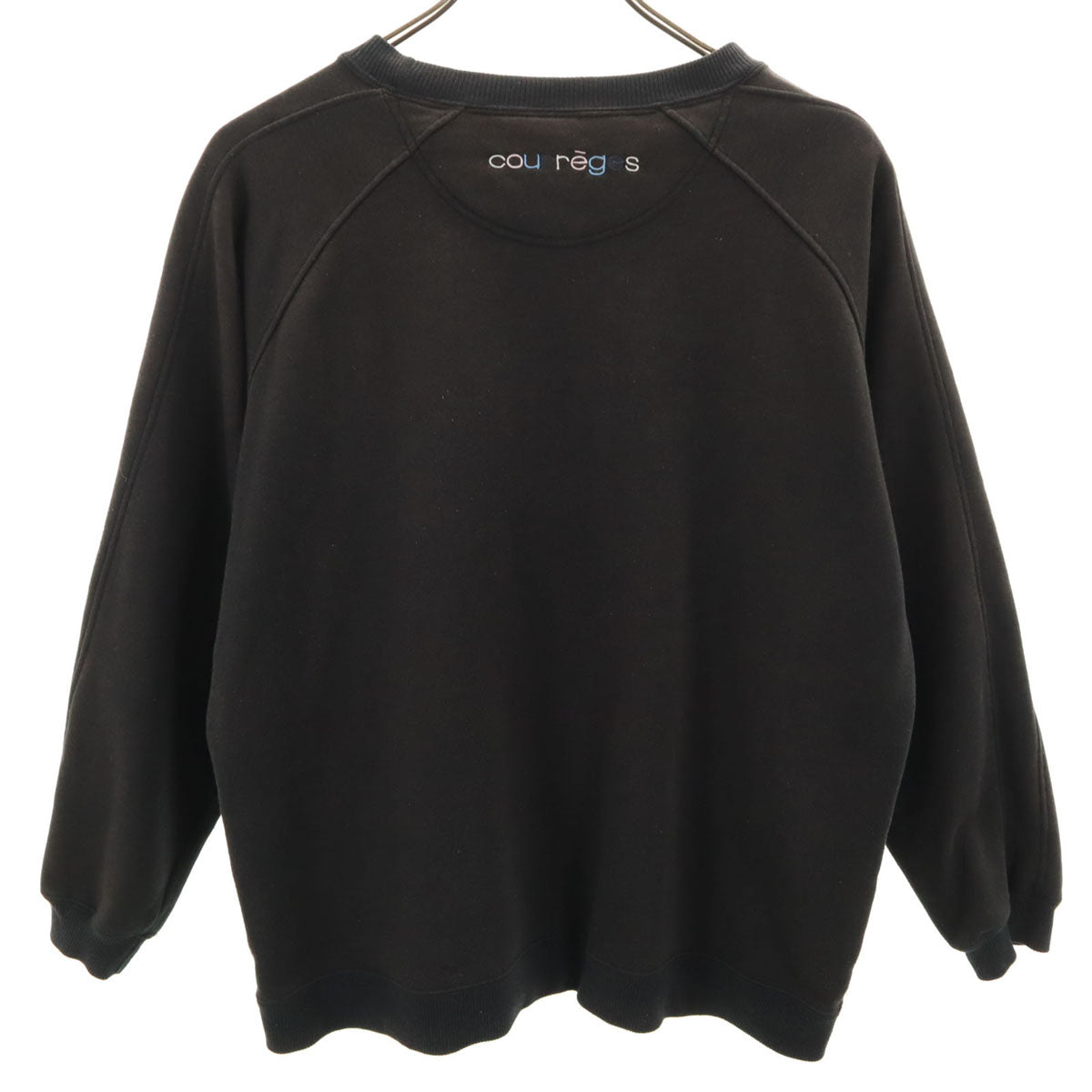 courreges クレージュ 長袖 スウェット トレーナー 160A ブラック キッズ