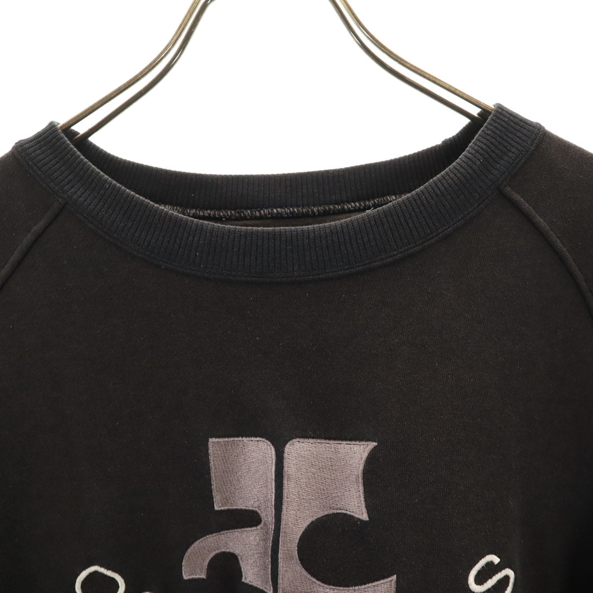 courreges クレージュ 長袖 スウェット トレーナー 160A ブラック キッズ