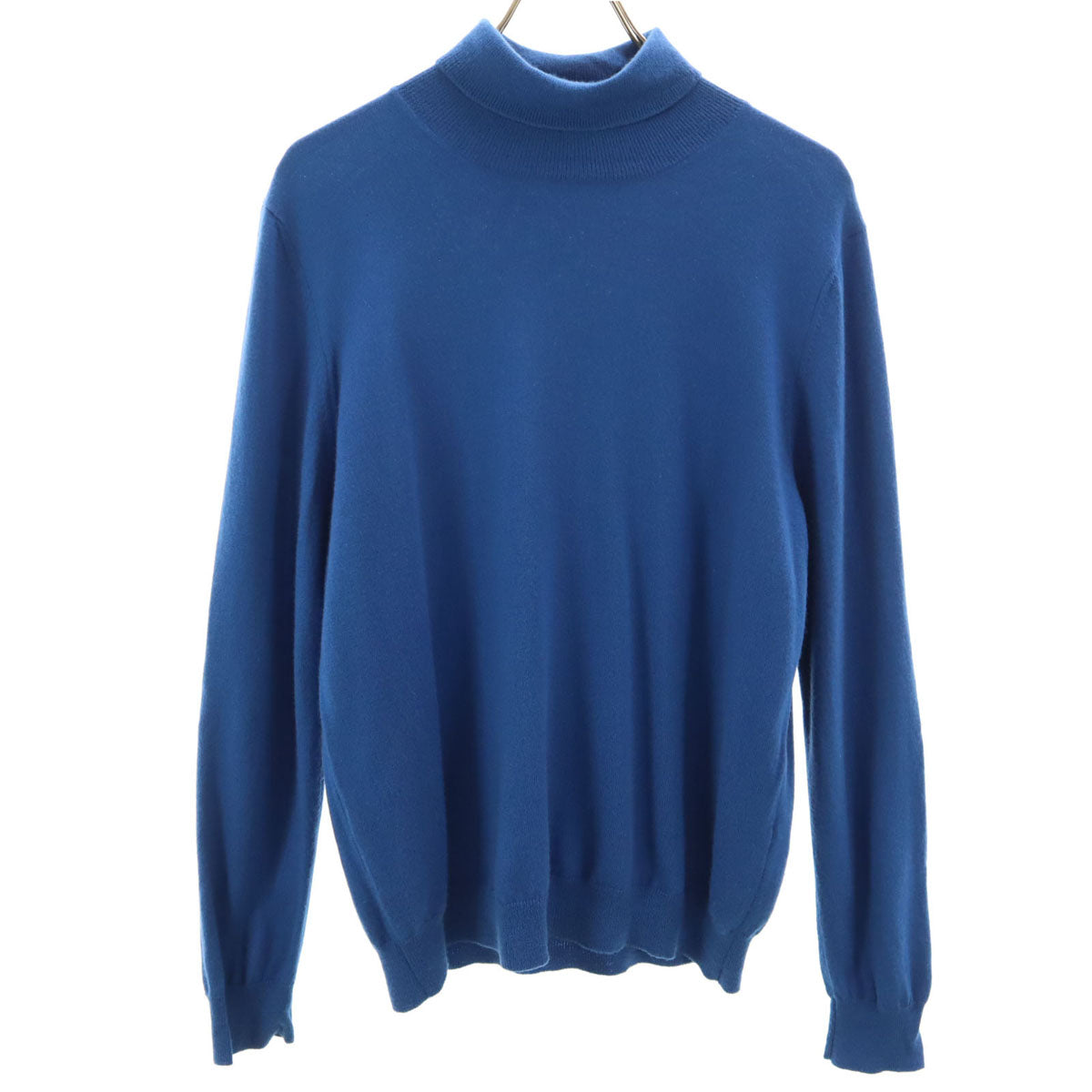 GRAN SASSO グランサッソ イタリア製 長袖 タートルネック ニット 52 ブルー セーター メンズ