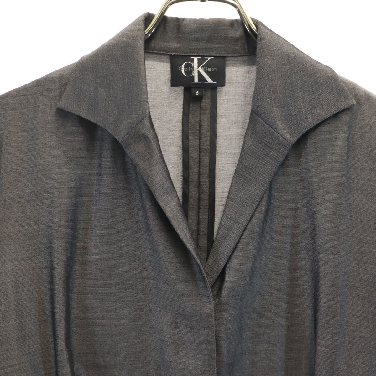 Calvin klein カルバンクライン ジャケット 6 グレー レディース