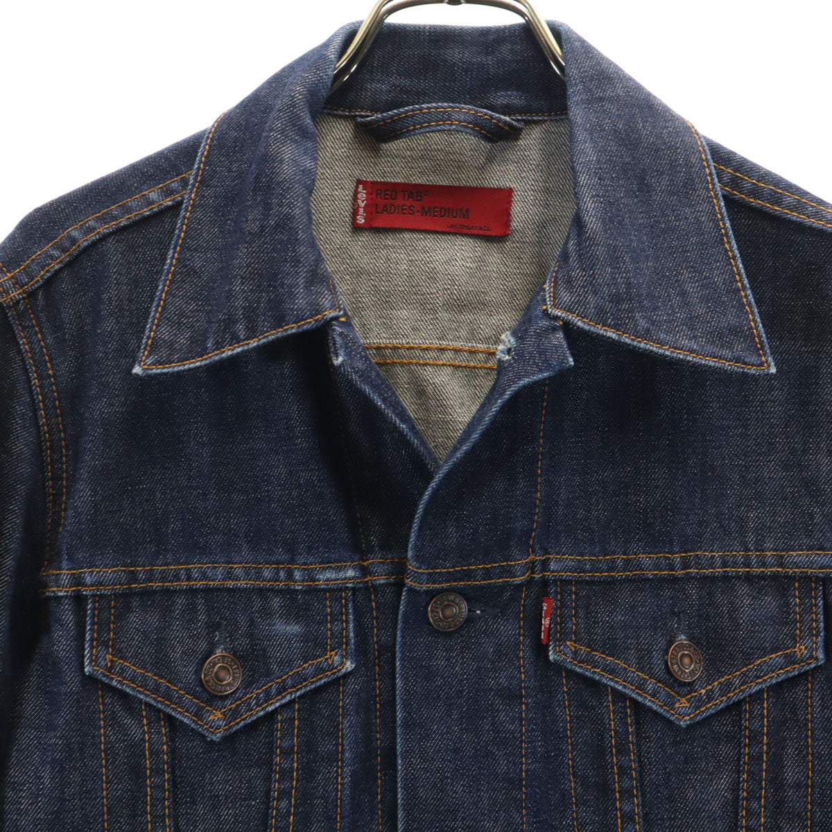 Levi's Red Tab リーバイスレッドタブ 90s オールド デニムジャケット M ネイビー ジージャン レディース