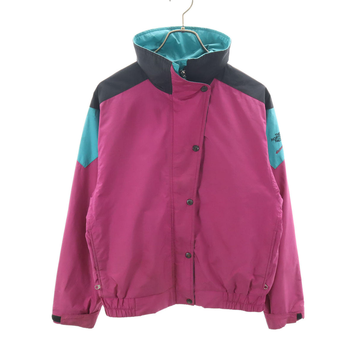 THE NORTH FACE ノースフェイス USA製 ナイロンジャケット 8 ワインレッド レディース